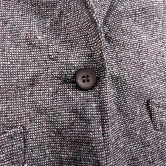Pendleton Wool Blazer Jacket Plaid Tweed Womens Size 10 Vintage Made In USA - Picture 3 of 12